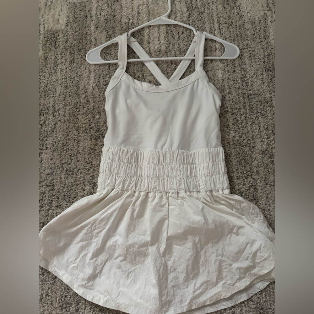 Free People Way Home Skortsie in White